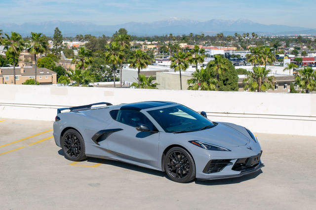 Rent Charcoal Grey Corvette C8