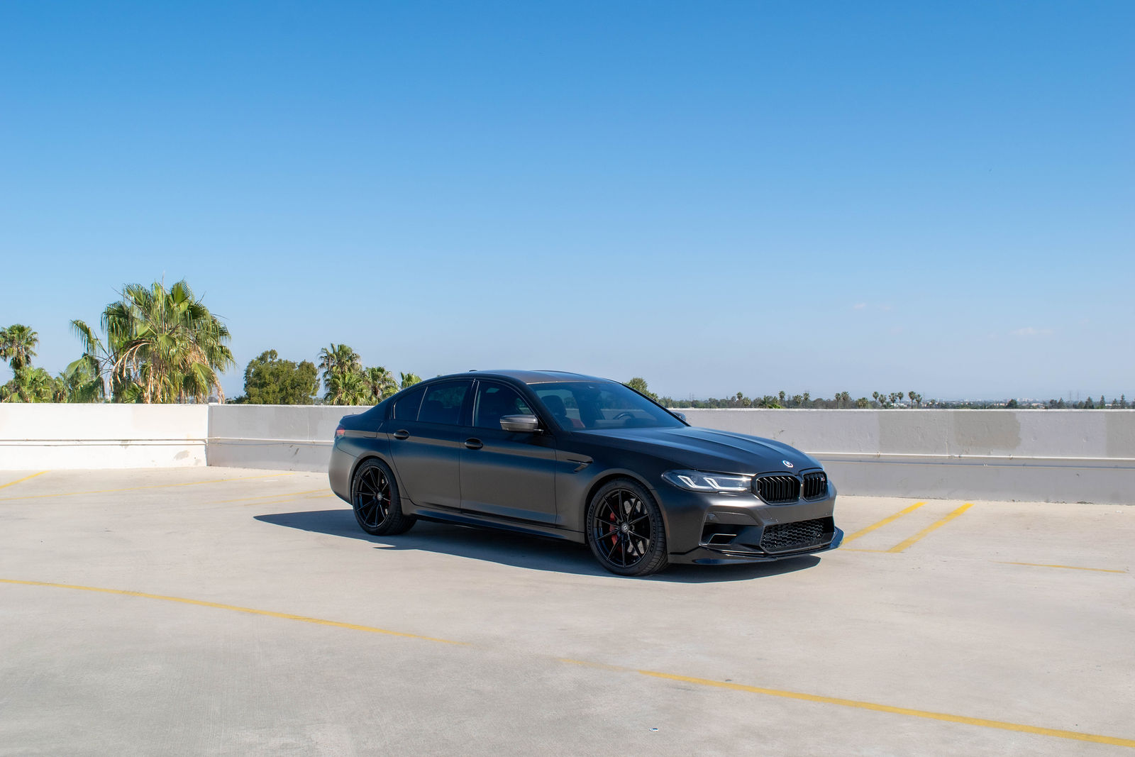 Rent Matte Black BMW M5 Competition