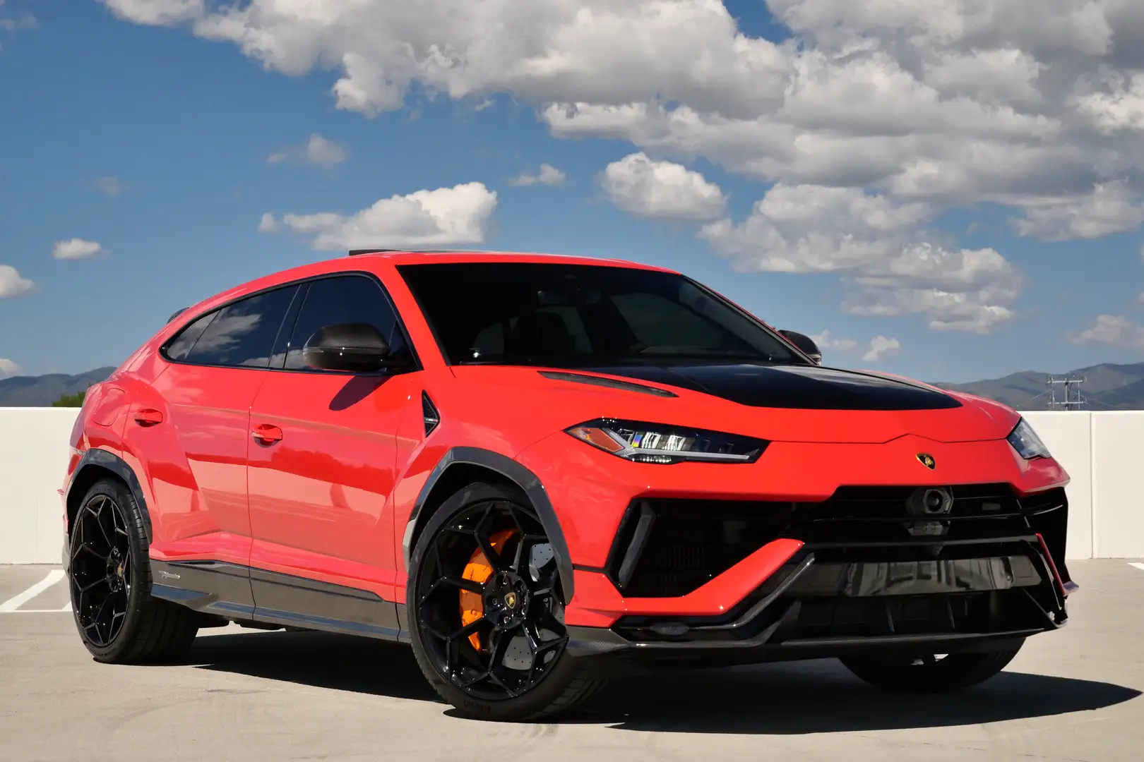 Rent Orange Lamborghini Urus Performante
