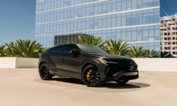 Rent Satin Black Lamborghini Urus S