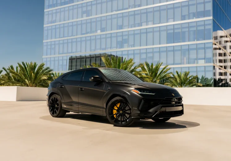 Rent Satin Black Lamborghini Urus S
