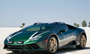 Rent Green Lamborghini Huracan Sterrato
